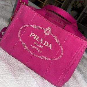 AUTHENTIC PINK PRADA CANAPA
